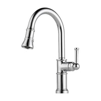 Brizo Artesso Single Handle Pull-Down Kitchen Faucet | 63025LF-PC | ROBINSON Lighting & Bath