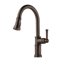 Brizo Artesso Single Handle Pull-Down Kitchen Faucet | 63025LF-RB | ROBINSON Lighting & Bath