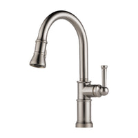 Brizo Artesso Single Handle Pull-Down Kitchen Faucet | 63025LF-SS | ROBINSON Lighting & Bath