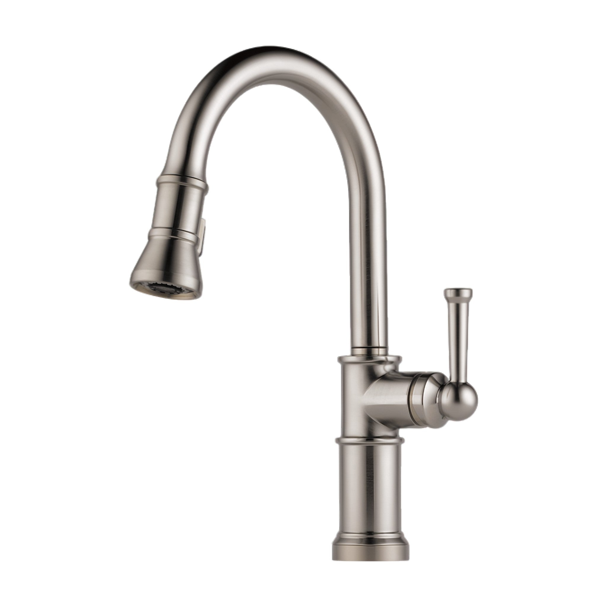 Brizo Artesso Single Handle Pull-Down Kitchen Faucet | 63025LF-SS | ROBINSON Lighting & Bath