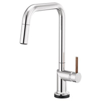 ODIN® SMART TOUCH PULL-DOWN FAUCET WITH SQUARE SPOUT - LESS HANDLE - robinsonco.ca