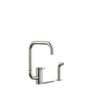 COMPONENTS® SINGLE-HANDLE KITCHEN SINK FAUCET WITH TWO-FUNCTION EXTENDED-REACH SQUARE SPOUT AND SIDE SPRAYER - robinsonco.ca