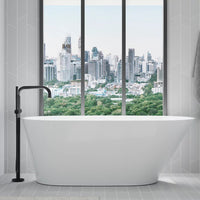 PURIST® FLOOR MOUNT BATH FILLER TRIM WITH HANDSHOWER - robinsonco.ca