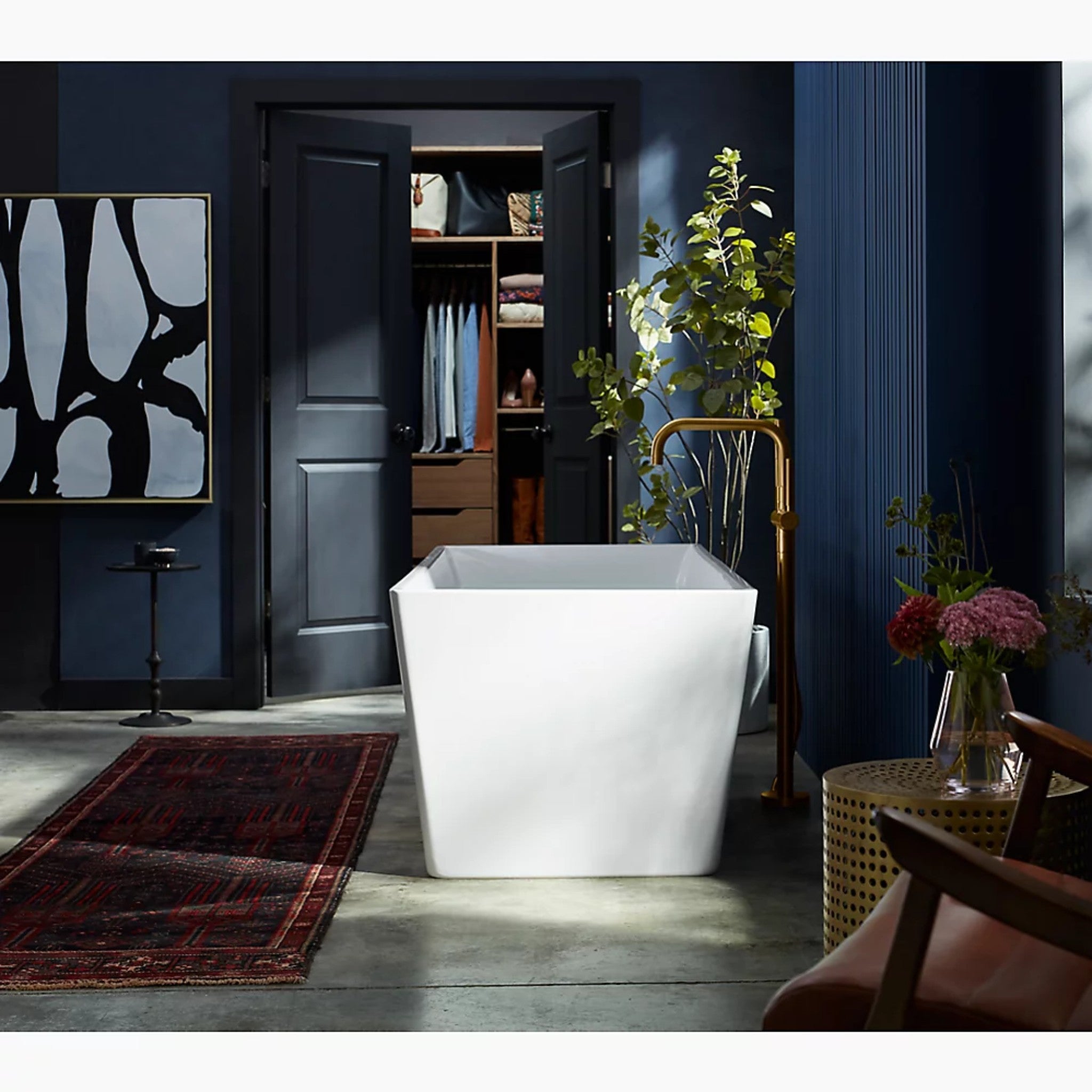 PURIST® FLOOR MOUNT BATH FILLER TRIM WITH HANDSHOWER - robinsonco.ca