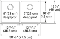 BROOKMORE UNDERMOUNT DOUBLE BOWL STAINLESS STEEL KITCHEN SINK - robinsonco.ca