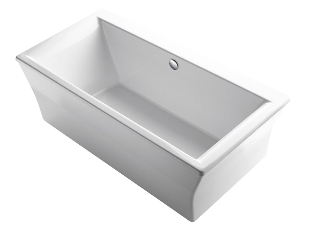 STARGAZE® 72 X 36 INCHES FREESTANDING BATHTUB WITH FLUTED SHROUD AND