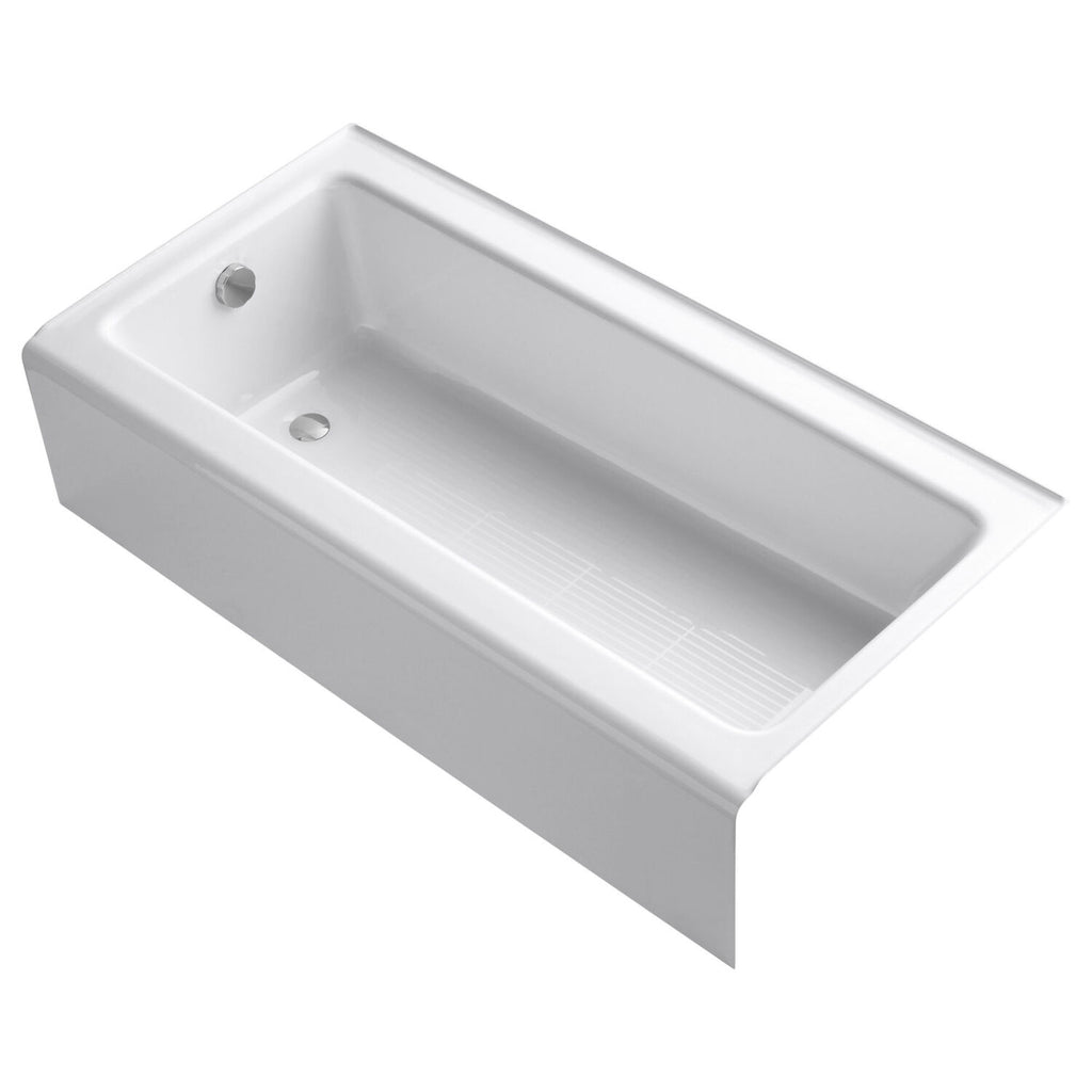 BELLWETHER® 60 X 30 INCHES ALCOVE BATHTUB WITH INTEGRAL APRON, LEFT