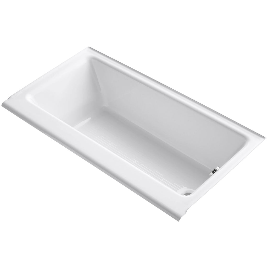 HIGHBRIDGE® 60 X 32 INCHES ALCOVE BATHTUB WITH ENAMELED APRON, RIGHT