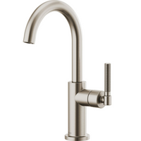 LITZE® BAR FAUCET WITH ARC SPOUT AND KNURLED HANDLE - robinsonco.ca