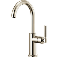 LITZE® BAR FAUCET WITH ARC SPOUT AND KNURLED HANDLE - robinsonco.ca