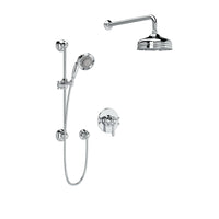 VIAGGIO 1/2" THERMOSTATIC & PRESSURE BALANCE 3 FUNCTION SYSTEM TRIM WITH INTEGRATED VOLUME CONTROL (LEVER HANDLE) - robinsonco.ca