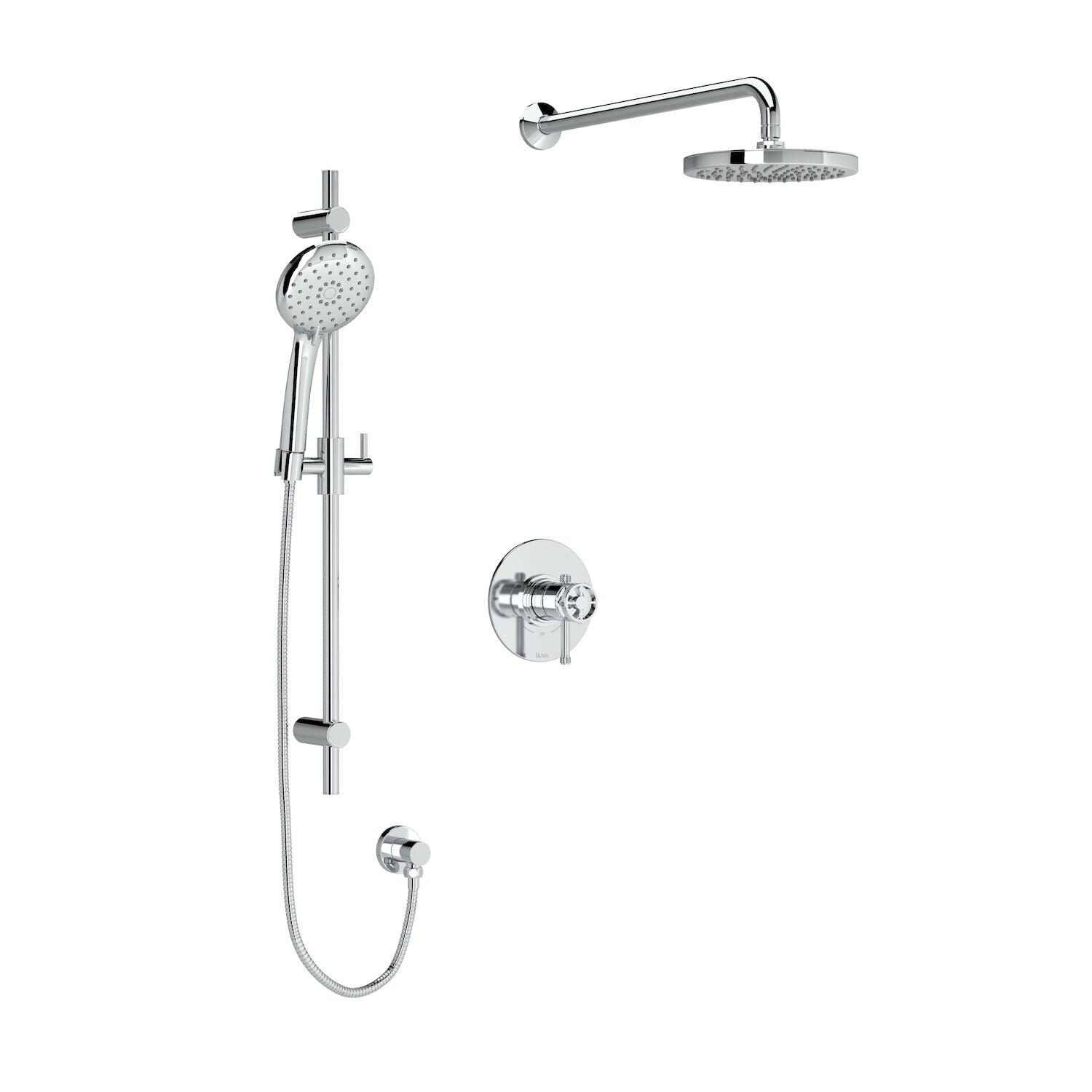 CAMPO 1/2" THERMOSTATIC & PRESSURE BALANCE 3 FUNCTION SYSTEM TRIM WITH INTEGRATED VOLUME CONTROL - robinsonco.ca