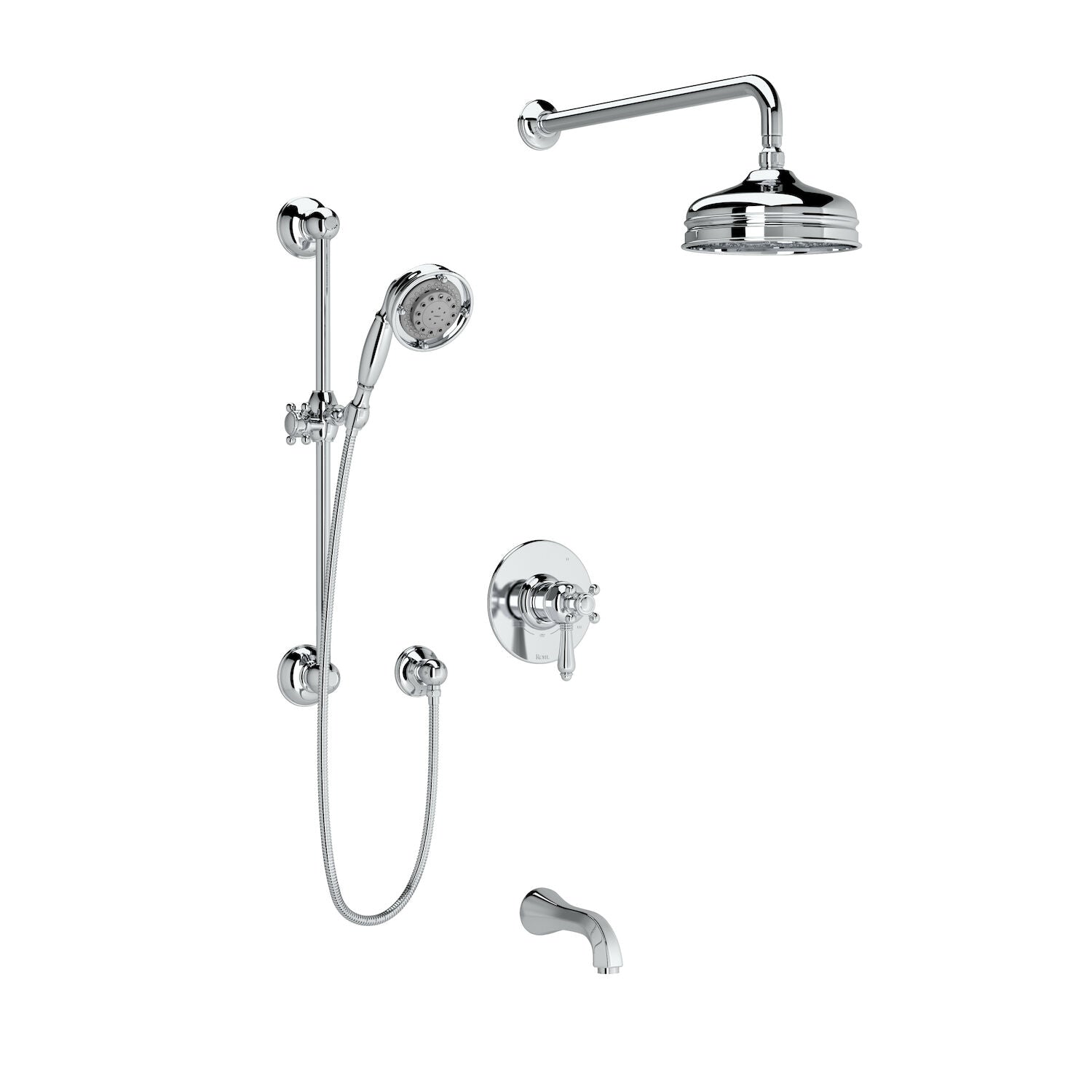 VIAGGIO 1/2" THERMOSTATIC & PRESSURE BALANCE 3 FUNCTION SYSTEM WITH INTEGRATED VOLUME CONTROL (LEVER HANDLE) - robinsonco.ca