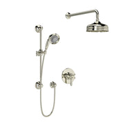 VIAGGIO 1/2" THERMOSTATIC & PRESSURE BALANCE 3 FUNCTION SYSTEM TRIM WITH INTEGRATED VOLUME CONTROL (LEVER HANDLE) - robinsonco.ca