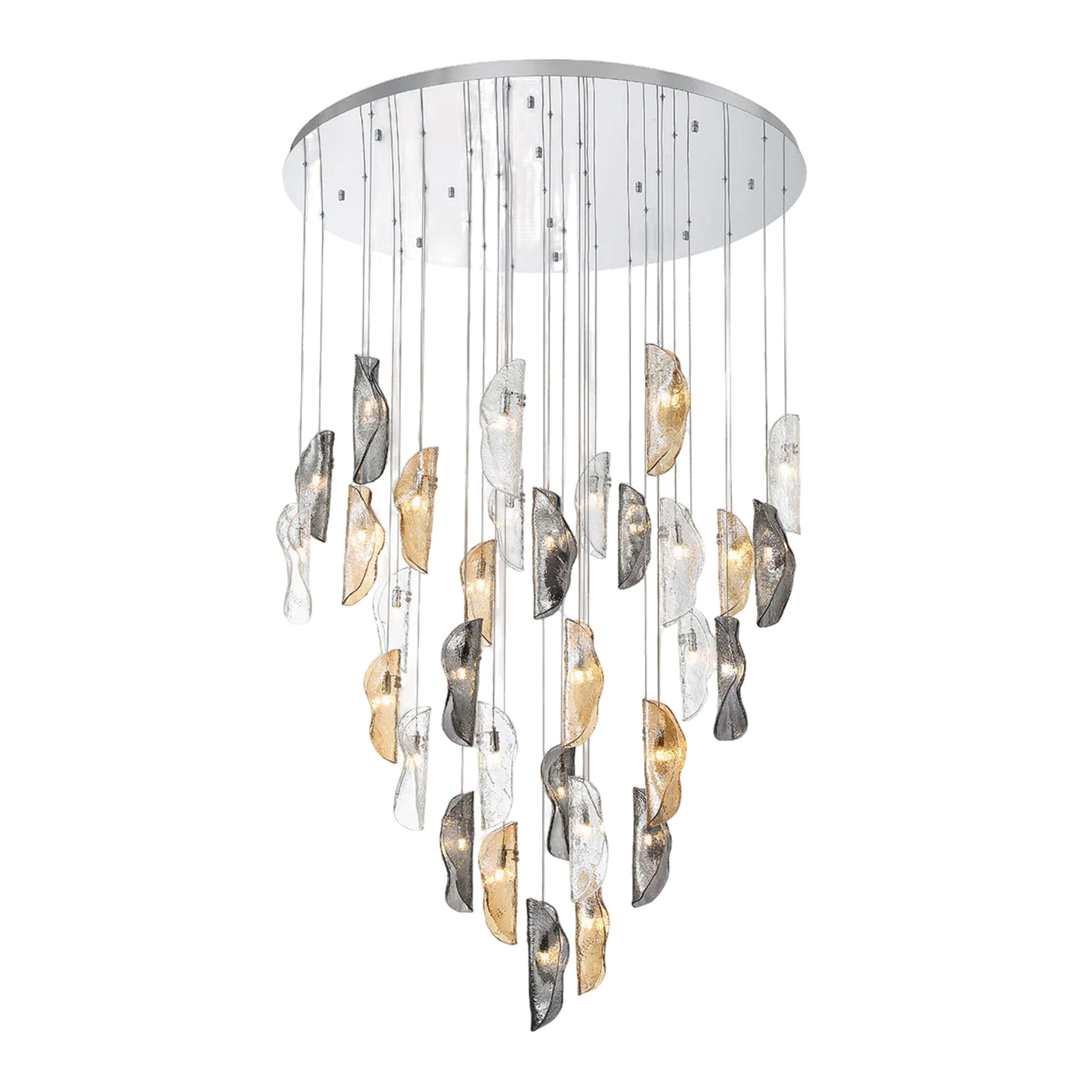 SORRENTO ROUND LED CHANDELIER (MULTIPLE SIZES) - robinsonco.ca