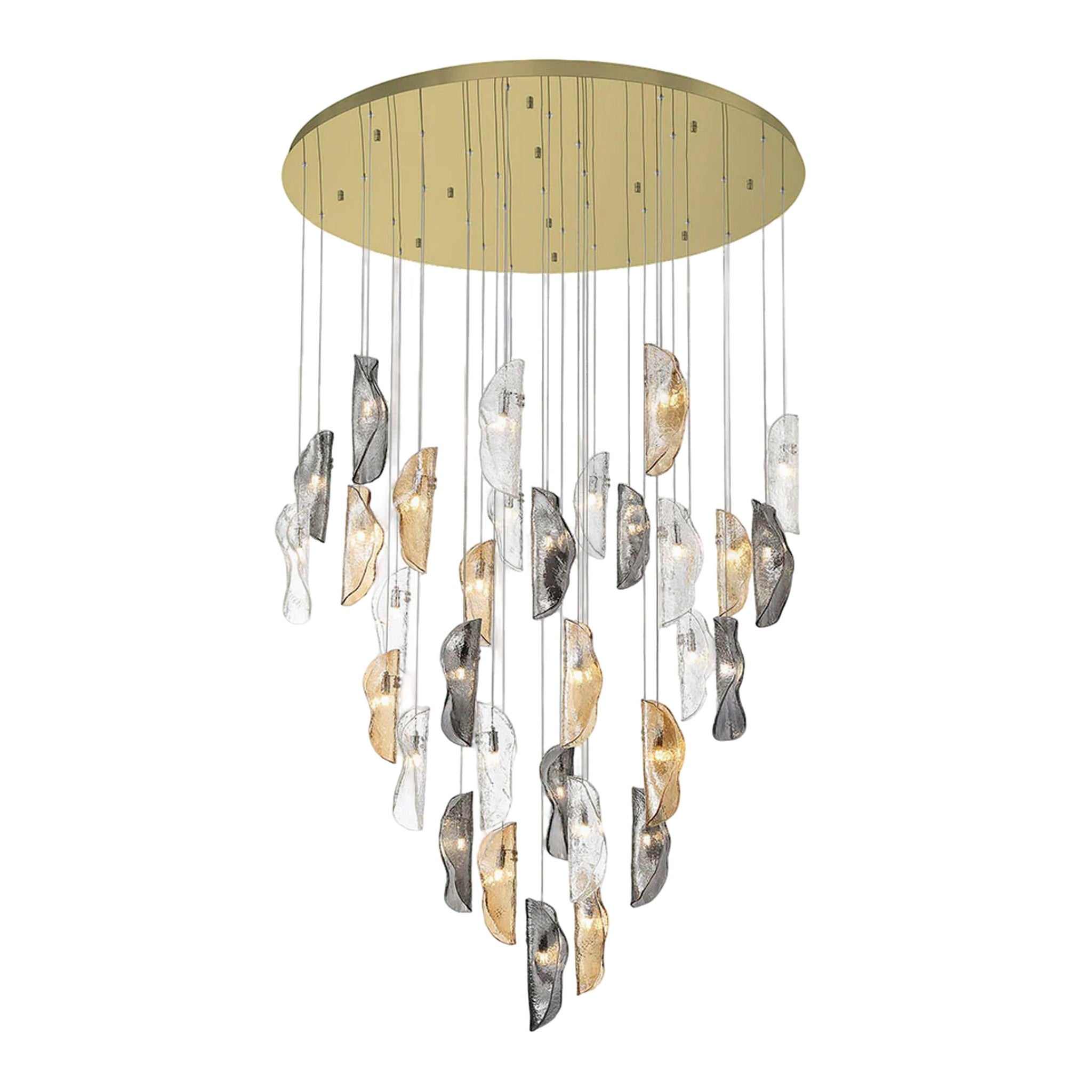 SORRENTO ROUND LED CHANDELIER (MULTIPLE SIZES) - robinsonco.ca