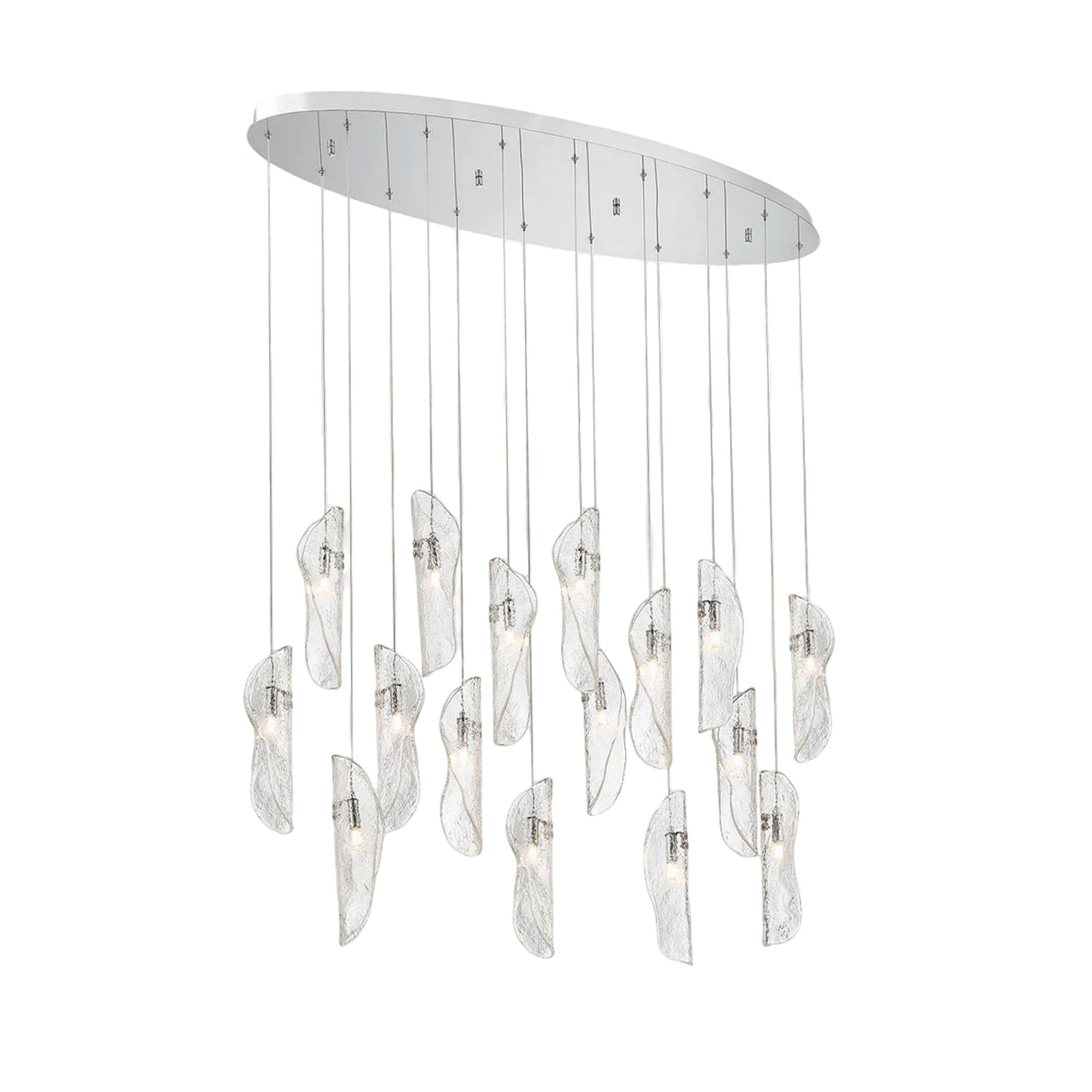 SORRENTO OVAL LED CHANDELIER (MULTIPLE SIZES) - robinsonco.ca
