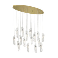 SORRENTO OVAL LED CHANDELIER (MULTIPLE SIZES) - robinsonco.ca