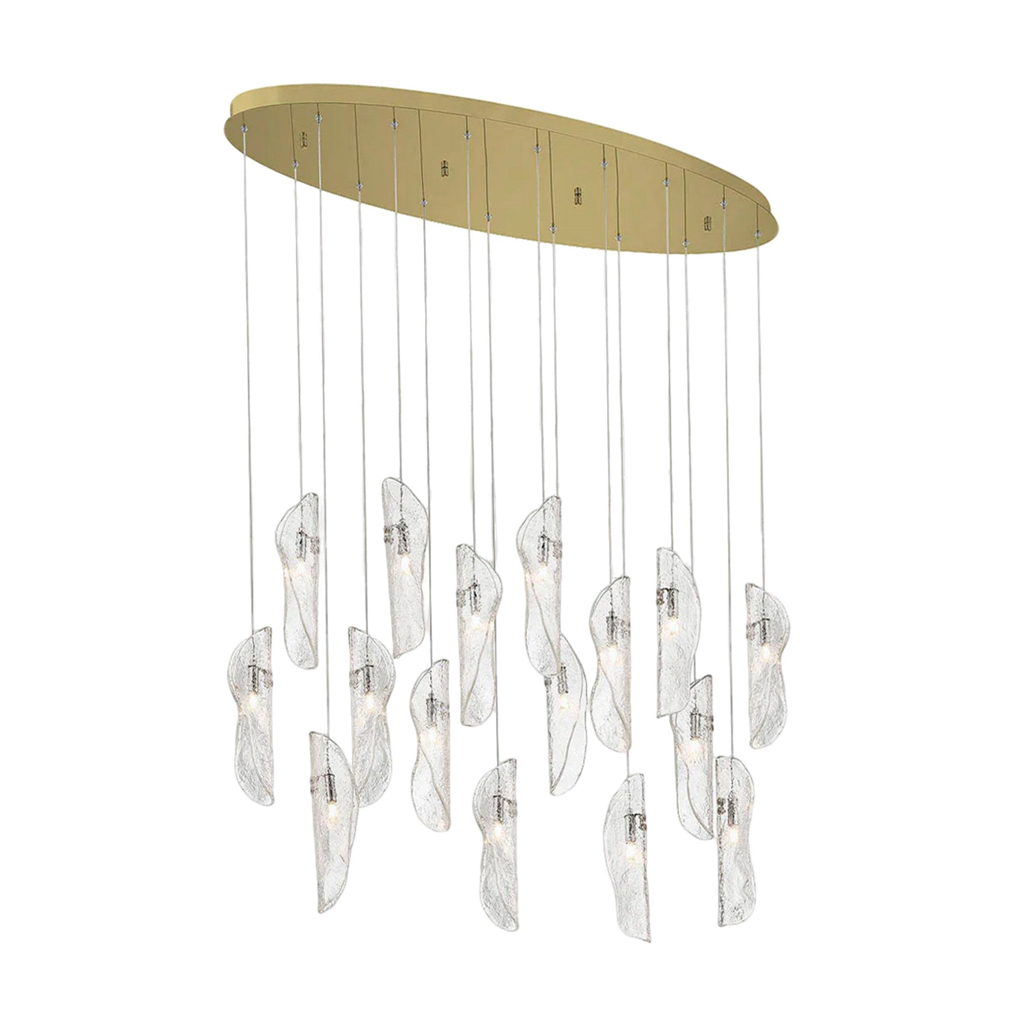 SORRENTO OVAL LED CHANDELIER (MULTIPLE SIZES) - robinsonco.ca