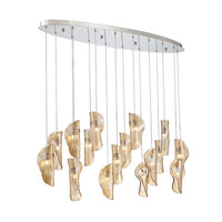 SORRENTO OVAL LED CHANDELIER (MULTIPLE SIZES) - robinsonco.ca