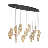 SORRENTO OVAL LED CHANDELIER (MULTIPLE SIZES) - robinsonco.ca