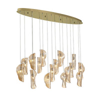 SORRENTO OVAL LED CHANDELIER (MULTIPLE SIZES) - robinsonco.ca