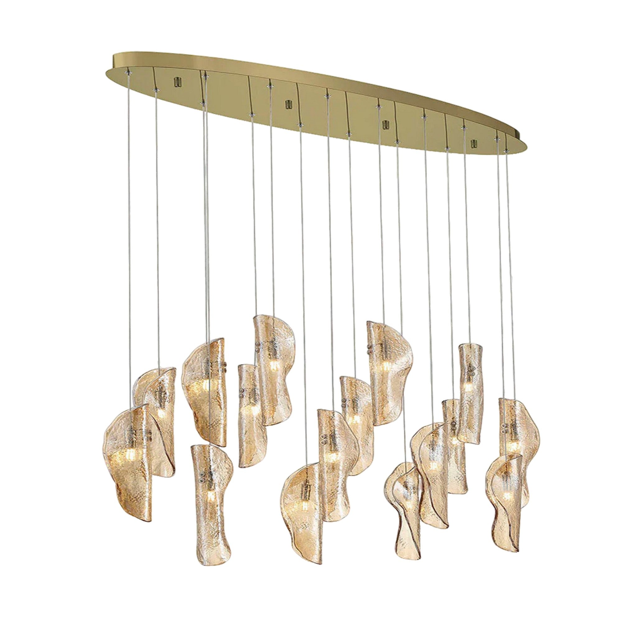 SORRENTO OVAL LED CHANDELIER (MULTIPLE SIZES) - robinsonco.ca