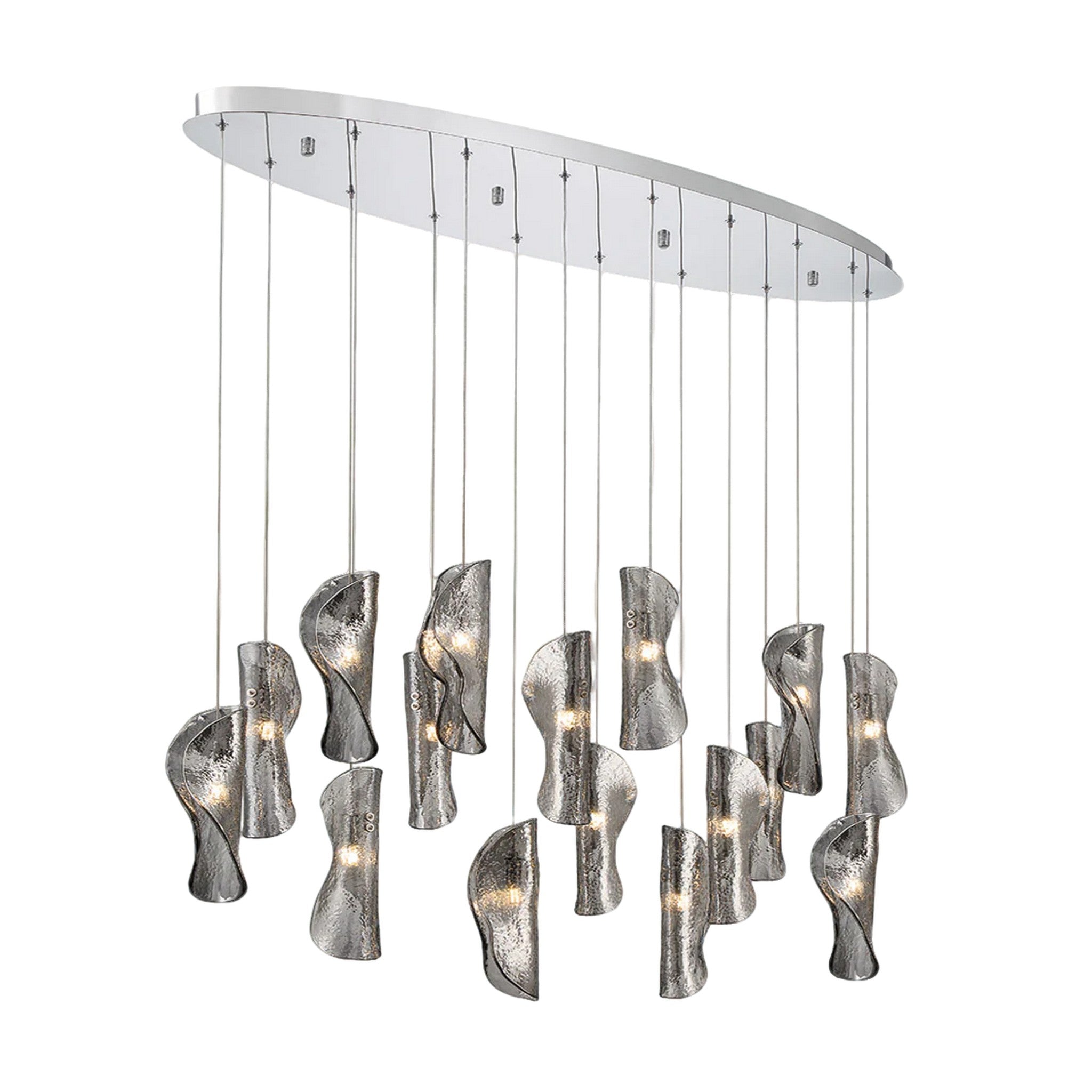 SORRENTO OVAL LED CHANDELIER (MULTIPLE SIZES) - robinsonco.ca