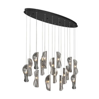SORRENTO OVAL LED CHANDELIER (MULTIPLE SIZES) - robinsonco.ca