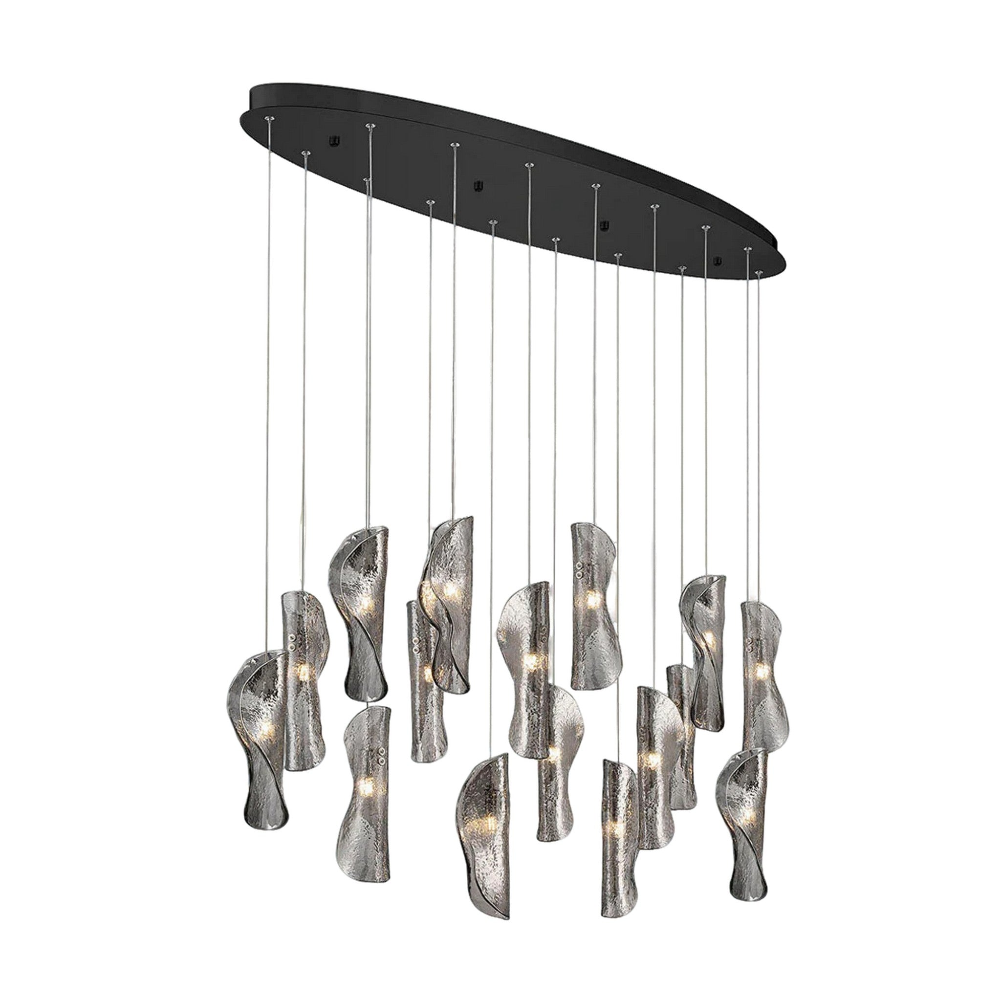SORRENTO OVAL LED CHANDELIER (MULTIPLE SIZES) - robinsonco.ca