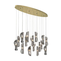 SORRENTO OVAL LED CHANDELIER (MULTIPLE SIZES) - robinsonco.ca