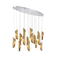 SORRENTO OVAL LED CHANDELIER (MULTIPLE SIZES) - robinsonco.ca