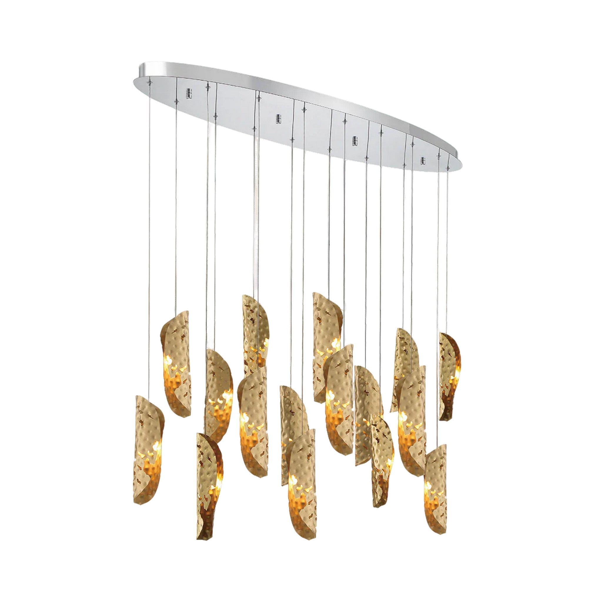 SORRENTO OVAL LED CHANDELIER (MULTIPLE SIZES) - robinsonco.ca