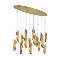 SORRENTO OVAL LED CHANDELIER (MULTIPLE SIZES) - robinsonco.ca