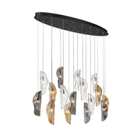 SORRENTO OVAL LED CHANDELIER (MULTIPLE SIZES) - robinsonco.ca