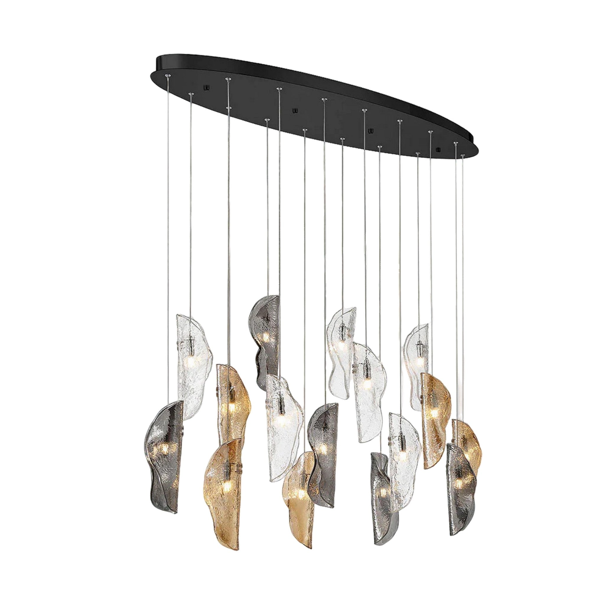 SORRENTO OVAL LED CHANDELIER (MULTIPLE SIZES) - robinsonco.ca