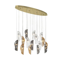 SORRENTO OVAL LED CHANDELIER (MULTIPLE SIZES) - robinsonco.ca