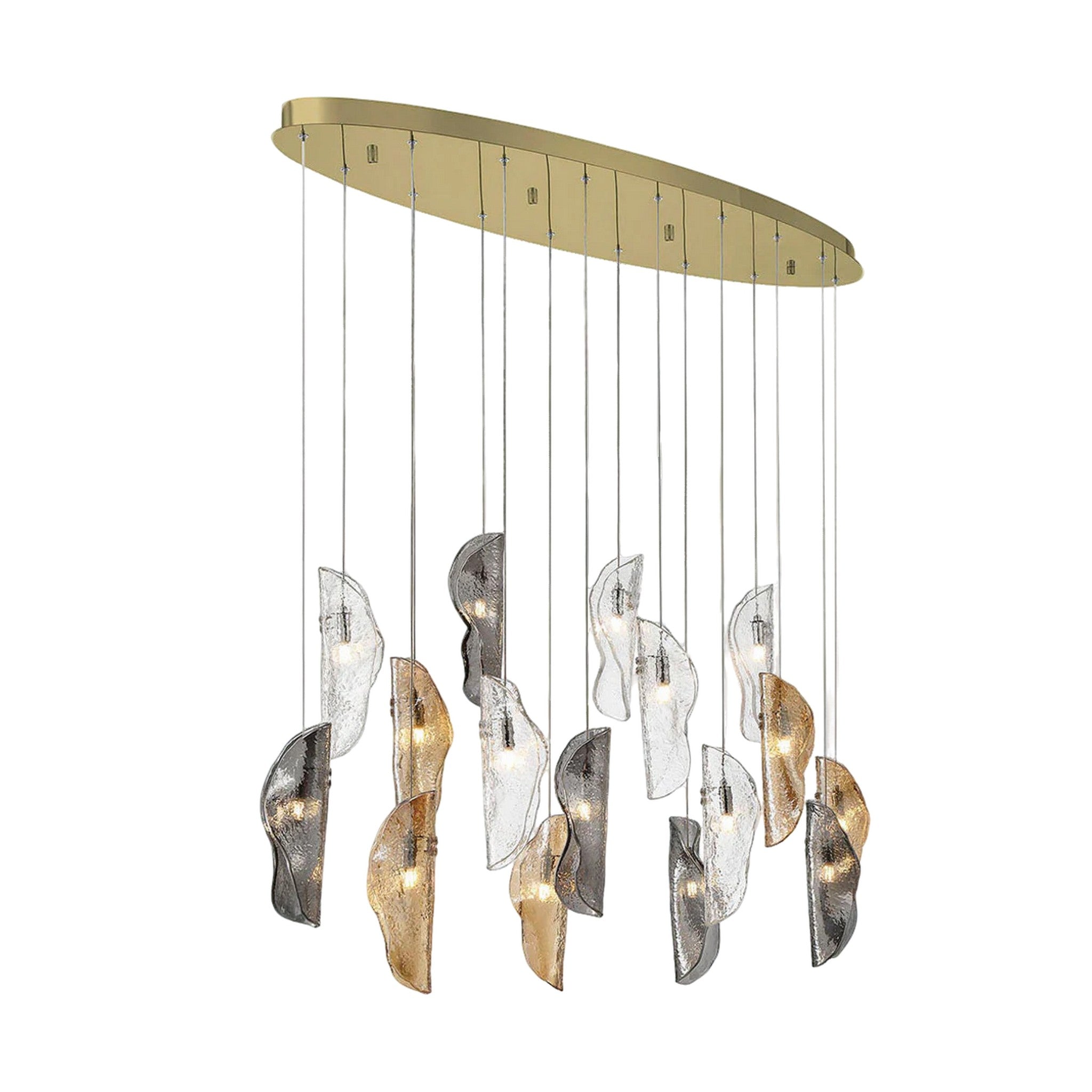 SORRENTO OVAL LED CHANDELIER (MULTIPLE SIZES) - robinsonco.ca