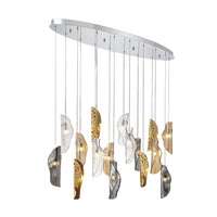 SORRENTO OVAL LED CHANDELIER (MULTIPLE SIZES) - robinsonco.ca