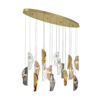 SORRENTO OVAL LED CHANDELIER (MULTIPLE SIZES) - robinsonco.ca