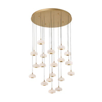 ADELFIA ROUND LED CHANDELIER (MULTIPLE SIZES) - robinsonco.ca