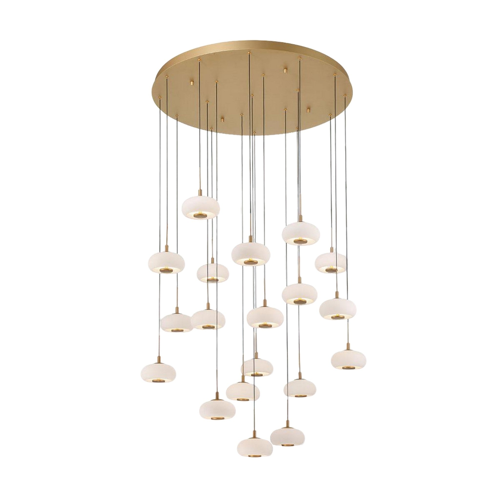 ADELFIA ROUND LED CHANDELIER (MULTIPLE SIZES) - robinsonco.ca