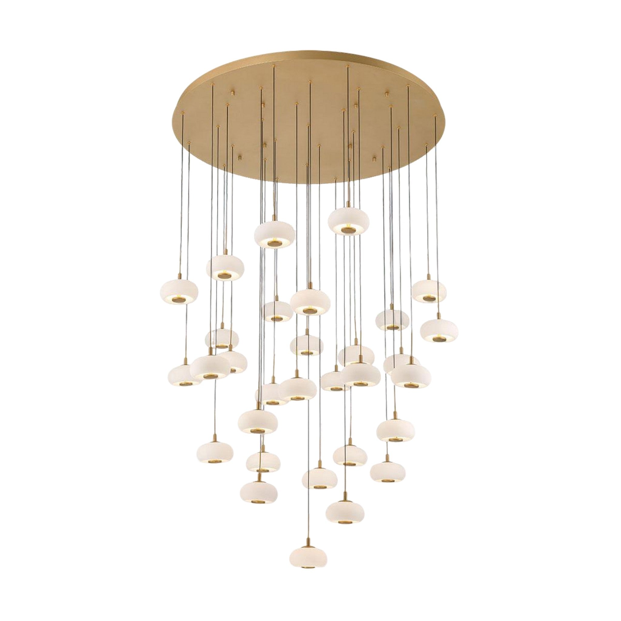 ADELFIA ROUND LED CHANDELIER (MULTIPLE SIZES) - robinsonco.ca