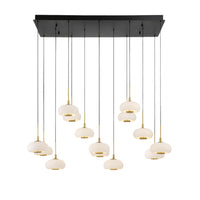 ADELFIA RECTANGULAR LED CHANDELIER (MULTIPLE SIZES)