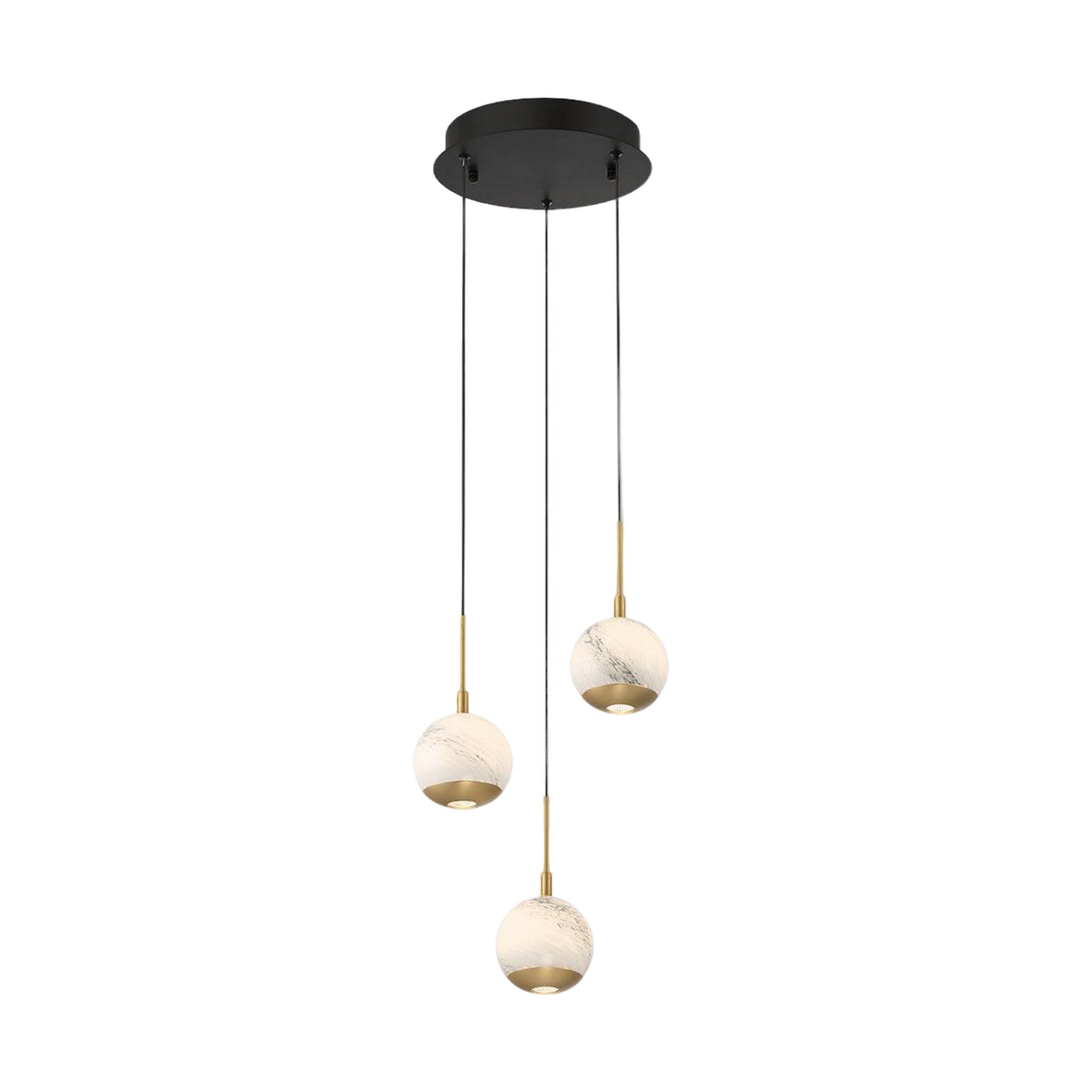 BAVENO 3-LIGHT LED PENDANT - robinsonco.ca