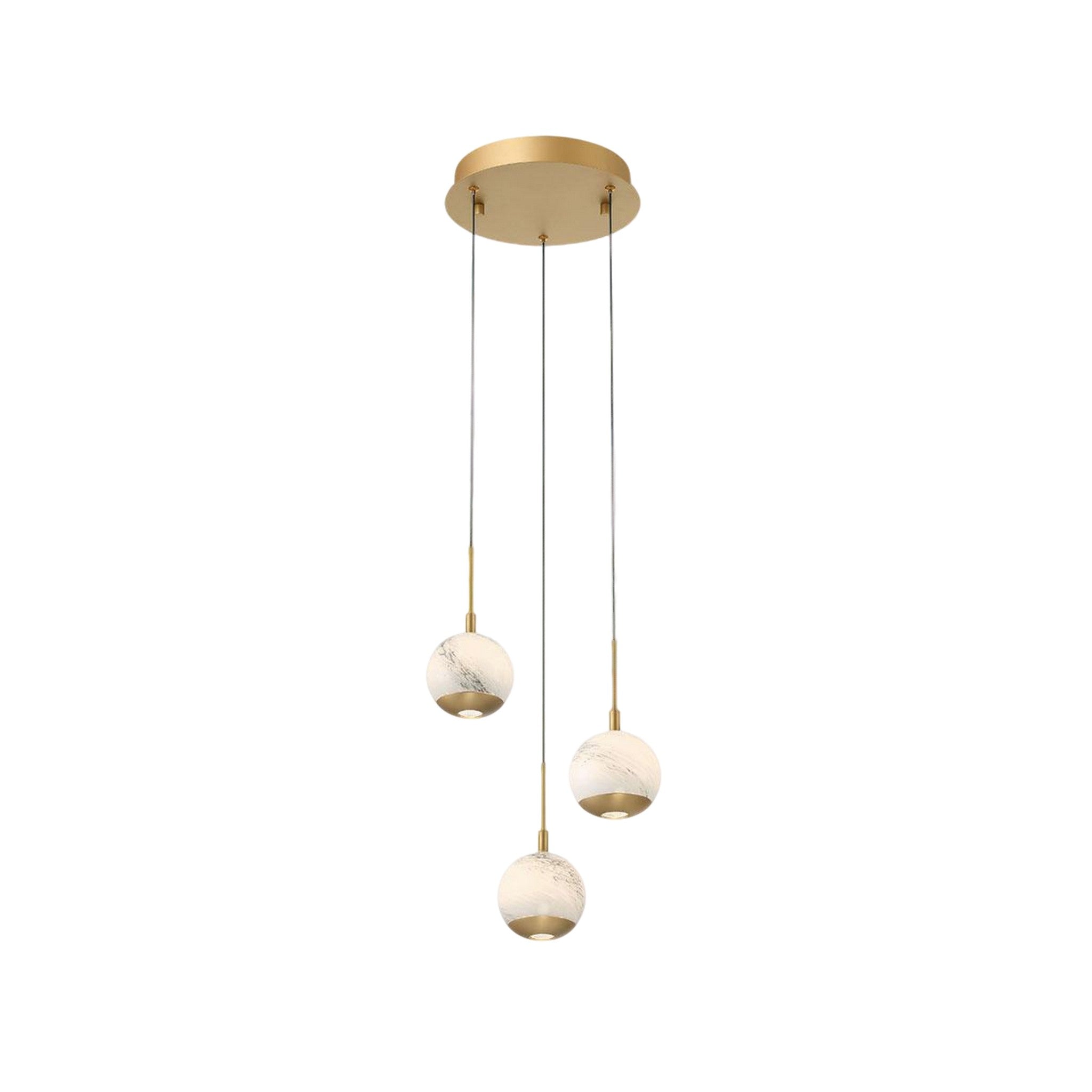 BAVENO 3-LIGHT LED PENDANT - robinsonco.ca