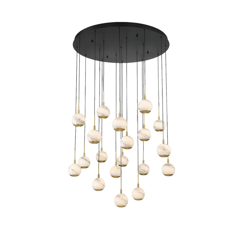 BAVENO ROUND LED CHANDELIER (MULTIPLE SIZES)