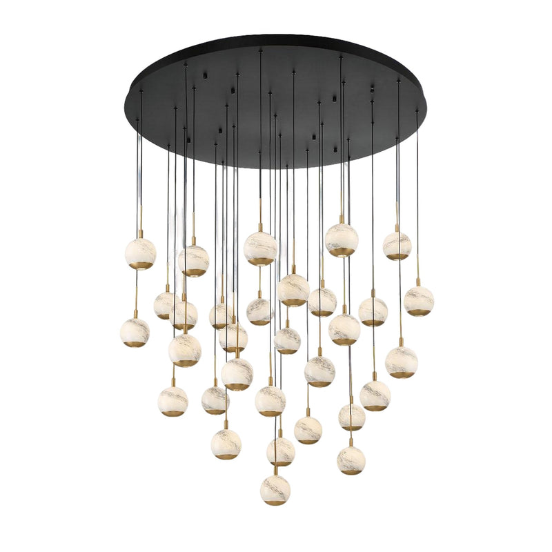 BAVENO ROUND LED CHANDELIER (MULTIPLE SIZES)