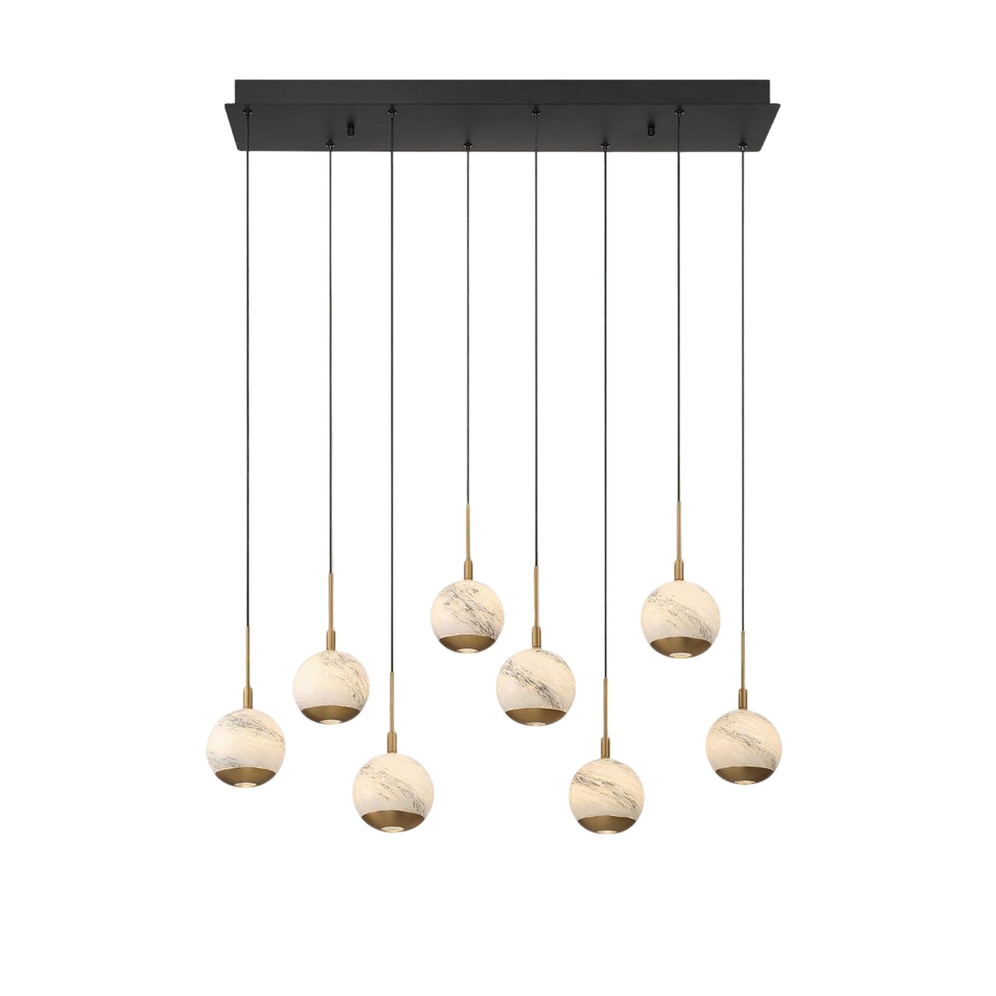 BAVENO RECTANGULAR LED CHANDELIER (MULTIPLE SIZES) - robinsonco.ca