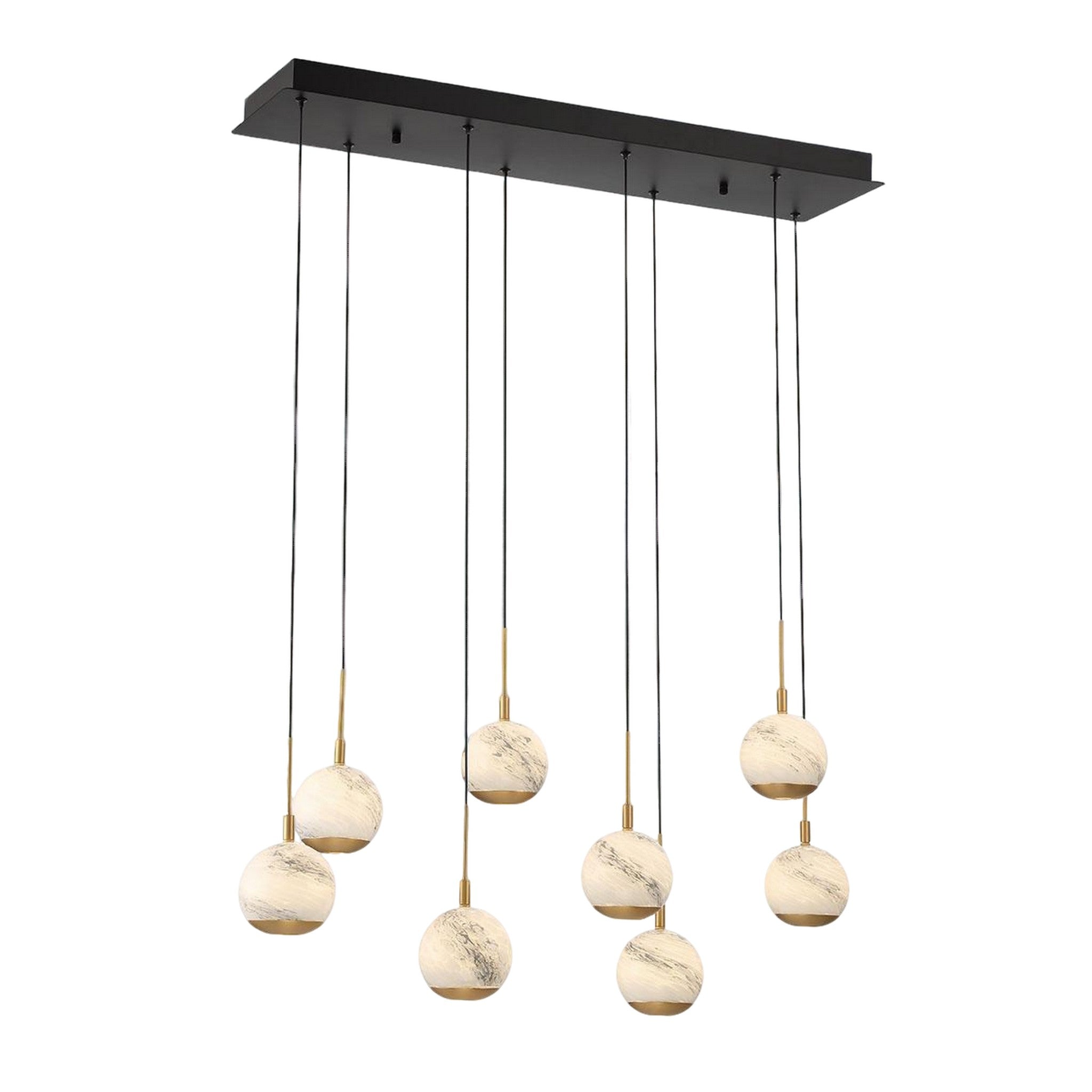 BAVENO RECTANGULAR LED CHANDELIER (MULTIPLE SIZES) - robinsonco.ca